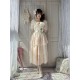 Miss Point Point Garden Embroidered 3-Tier Skirt(Reservation/3 Colours/Full Payment Without Shipping)